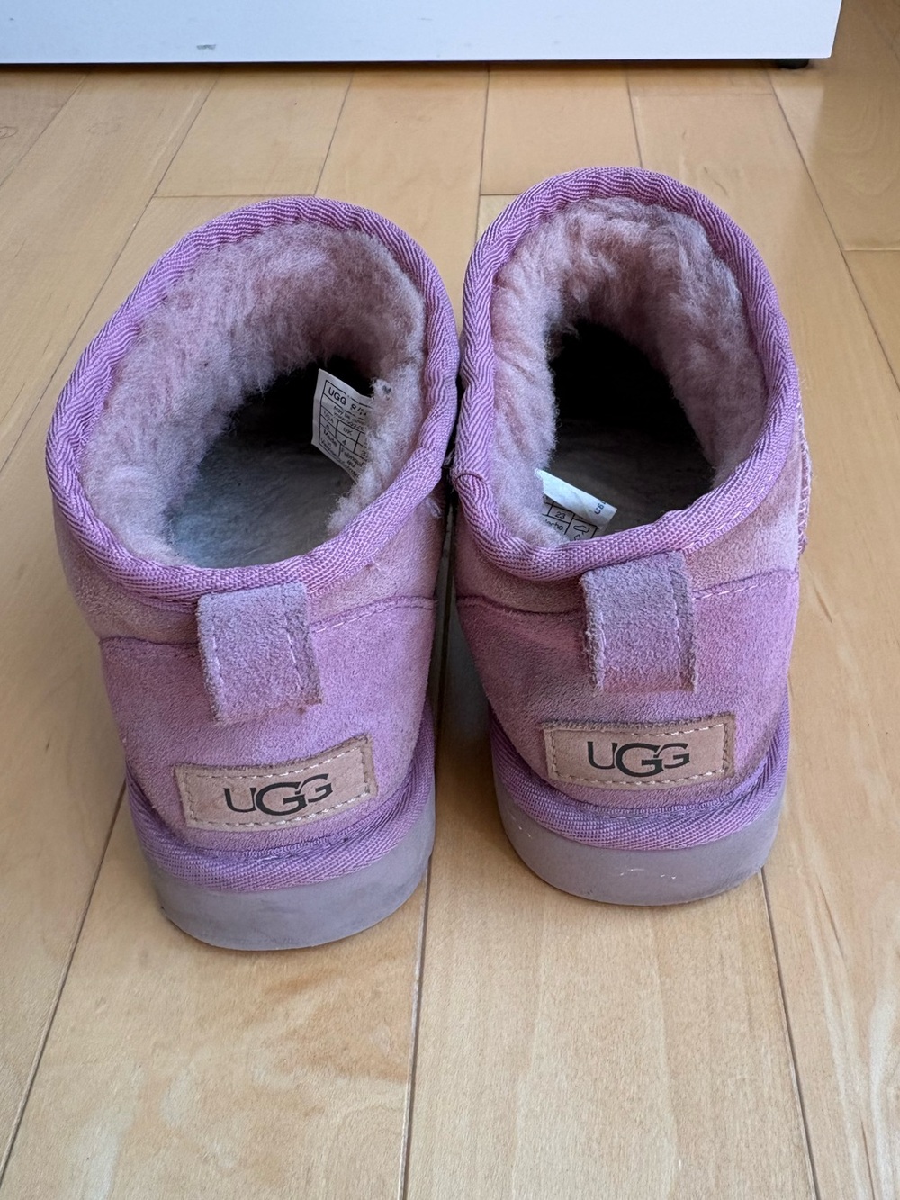 UGG Classic Ultra Mini Boots in pink